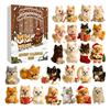 Christmas Advent Calendar Corgi Design 24-Day Countdown Decoration Kid Surprise Advent Calendar Holiday Decor