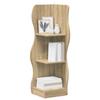 Corner Shelf with Shelf Sonoma Oak 34 x 33 x 102 cm Engineered Wood