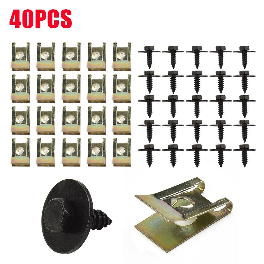Kit de Boulons pour Cache-Moteur en Tôle pour BMW Pour MINI