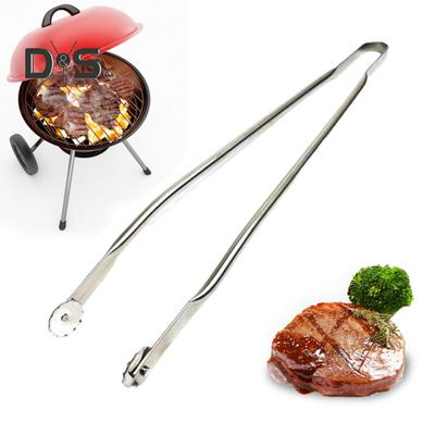 Szczypce do grilla Kiełbasa ze stali nierdzewnej Obracanie Szczypce do grilla Do bekonu Stek Mięso Warzywa Długa rączka Grill BBQ Szczypce do przerzucania Kuchnia przeznaczona do gotowania