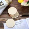 Natural Round Unfinished Wooden Discs Blank Wood Pieces Slice for Crafts Centerpieces Wooden DIY Christmas Ornaments