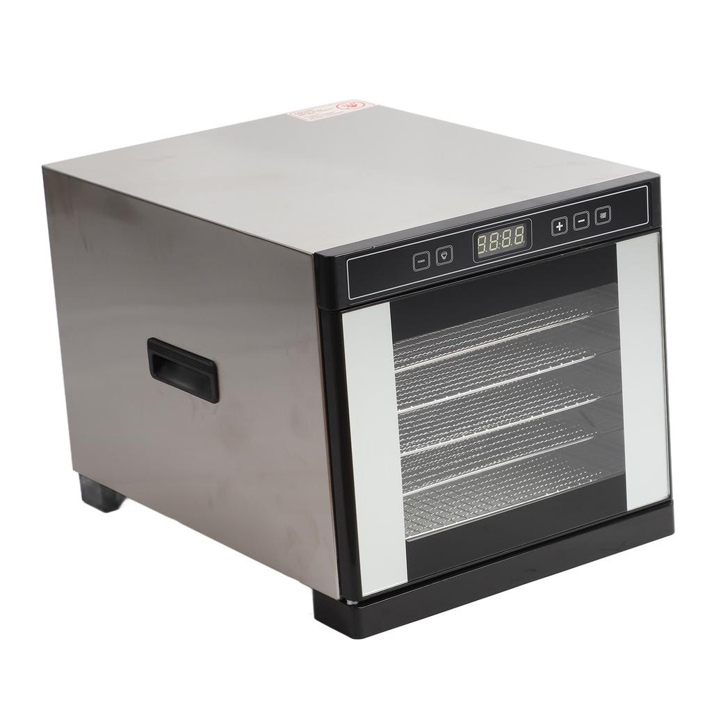 Food Dehydrator Hot Dryer 6 Trays Dryer Machine with Temperature Control for Jerky Fruit Meat Pet