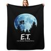 ET The Extra Terrestrial The Moon Throw Blanket Warm Comfortable Blanket Gift for Parents Friends