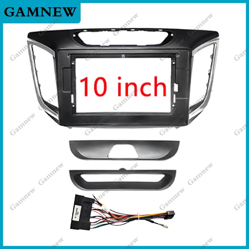 Car Audio Fascia Frame Adapter For Hyundai IX25 Creta 2014-2019 9" 10.1" Big Screen 2DIN Dash Fitting Panel Frame Kit