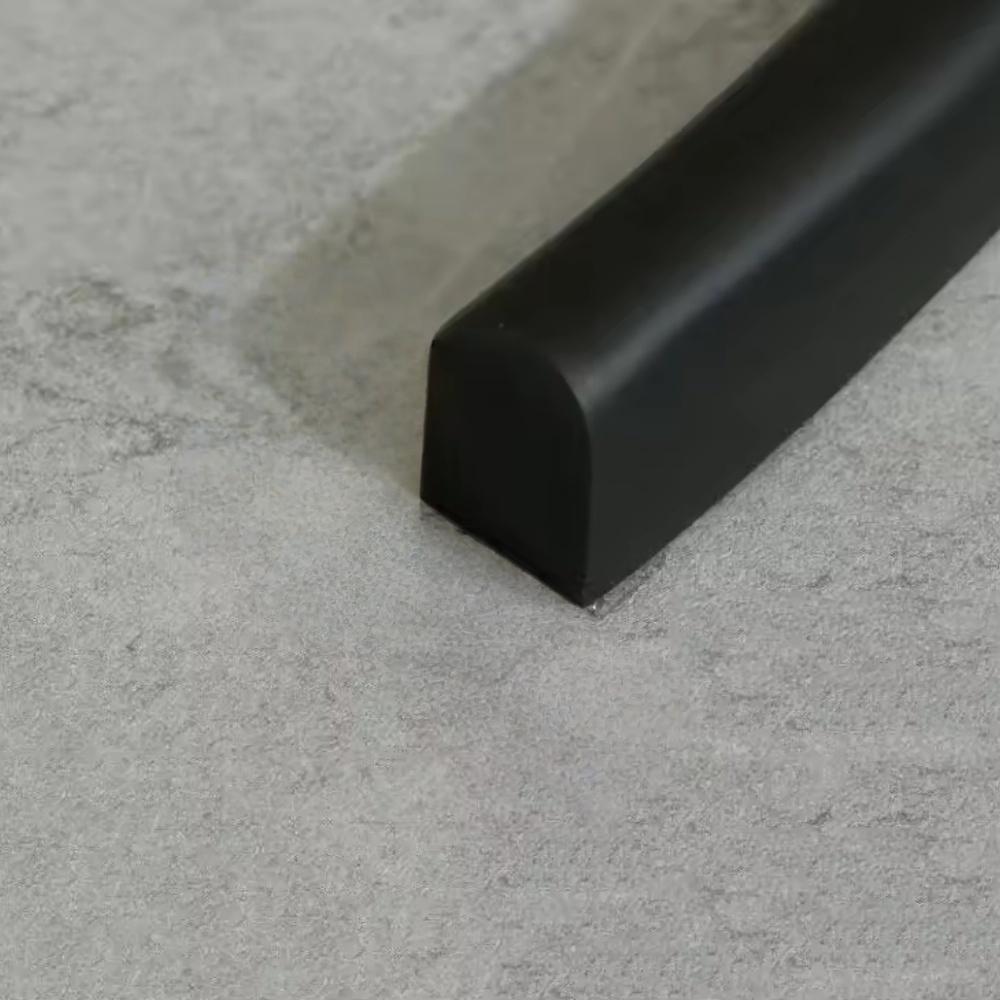 

1PC 2M/78.74in Water Retaining Strip Bathroom Sealing Stopper Shower Dam Retaining Non-slip Dry and Wet Separation Barrier 2M чорний