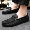 Men's Shoes Spring New Doudou Shoes Men's Low-top Foot Cover Breathable Lazy Shoes One Pedal