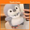 Cartoon Cute Penguin With Butterfly Headwear And Scarf Plush Toy Doll For Gift