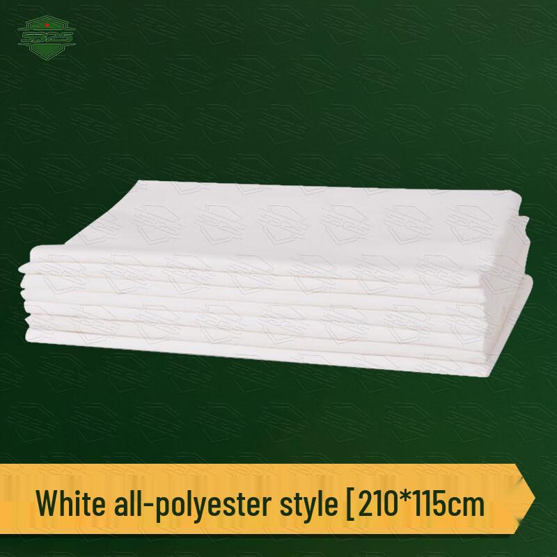 5325 Белая Хлопковая Постельная Простыня для Военных Тренировок