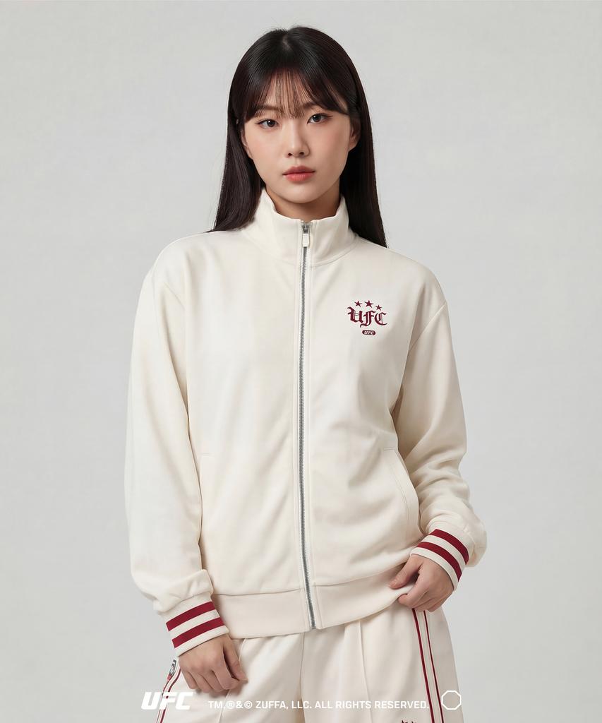 Ufc Sport Ufc Authentic Relax Fit Track Jacket White U2Ttx2304Wh