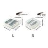 20pcs Soft Fishing Lures Simulation Baits Realistic Artificial Baits with Barbed Hook Tiny Baits Fishing Tackle
