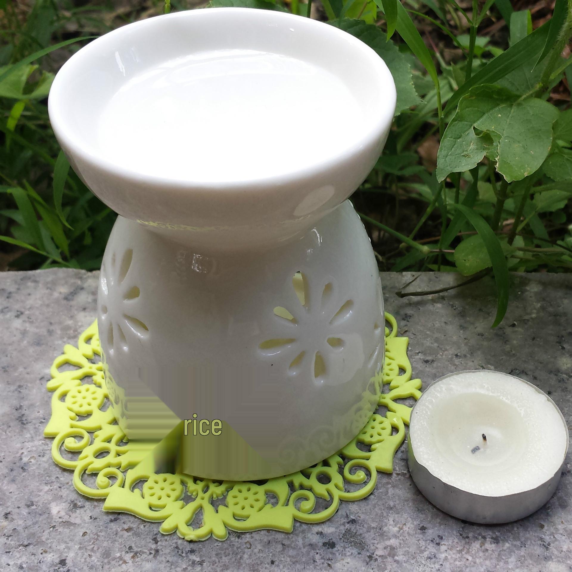 Cherry Blossom Ceramic Night Light & Essential Oil Burner Combo