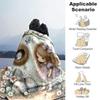 1pc Girl Printing Lightweight Flannel Blanket, Comfortable and Warm Blanket, for Camping Sofa Bed and Couch Office, Gift