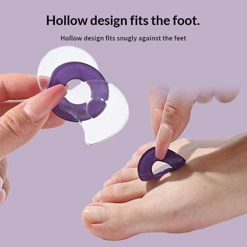 6Pcs Self-Adhesive Gel Insoles, Reusable High Heel Cushions For Shock Absorption & Corn/Ball Relief