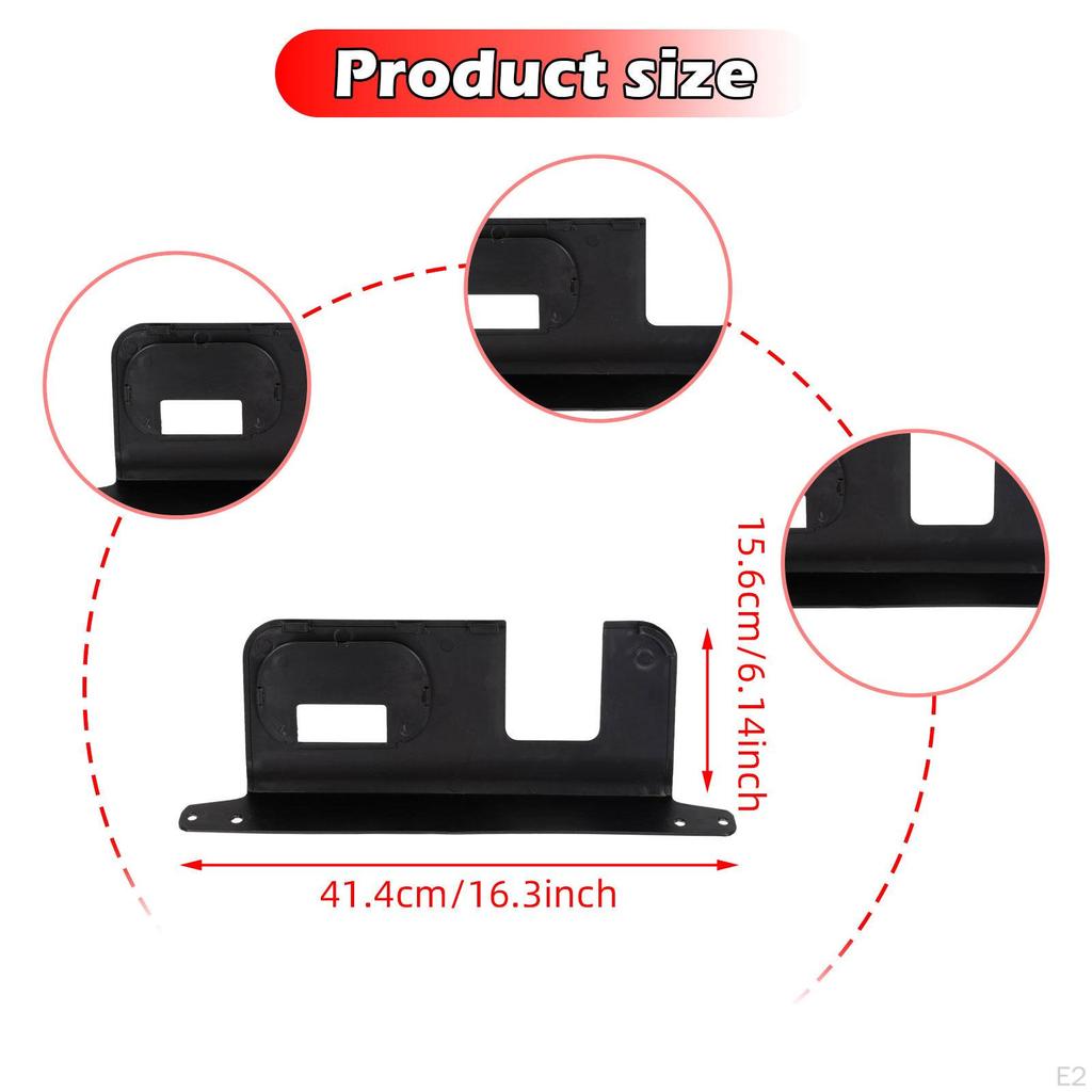 Rear Bumpers Cover Plate Hitch Surround Sturdy Easy to Use Replacement Wear Resistant with 4/7