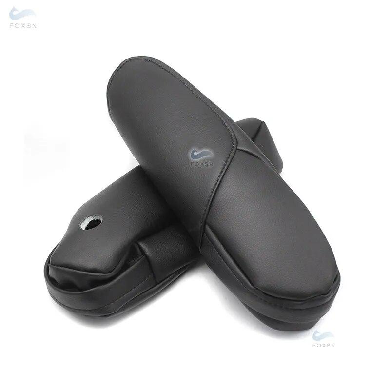 PU Leather with Sponge Armrest Cover For Honda CRV CR-V 2007 2008 2009 Driver & Passenger Side Seat Armrest Handle Cover Trim