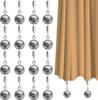 Heavy Duty 12 Pack Curtain Weights Made from Stainless Steel for Use On Various Fabrics To Prevent Wind Movement