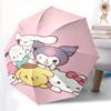 Cute Sanrio Automatic Opening and Closing Cartoon Umbrella, Lightweight 3-Fold, With Cute Cartoon Characters, Suitable for Home, Outdoor and Daily Use