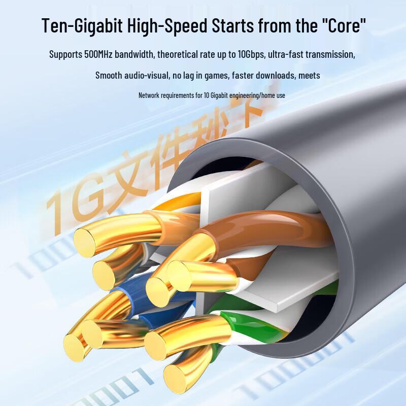 Akihabara Cat6A 10 Gigabit Unshielded Ethernet Cable