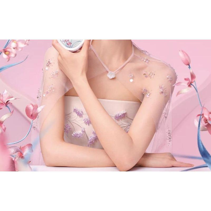 Florasis - Flawless Jade Andningsbar Långvarig Cushion Foundation (Ode till broderi) - 3 nyanser