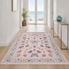 Soft Flower Carpet Non-slip Door Gasket Durable Blanket  for Living Room Tea Table Bedside