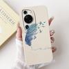 For Huawei P60 Art P60 Pro HuaweiP60 Case Cover Soft Silicone TPU Flower Butterfly Girly Fashion Painting Bumper Fundas