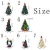 Cartoon Resin Christmas Tree Ornament Mini Zakka Christmas Tree Model  Desk