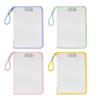 Transparent Zipper Pouch A4 Letter Size File Folder with Handle Portable Document Organizer for Office School Travel Supplies
