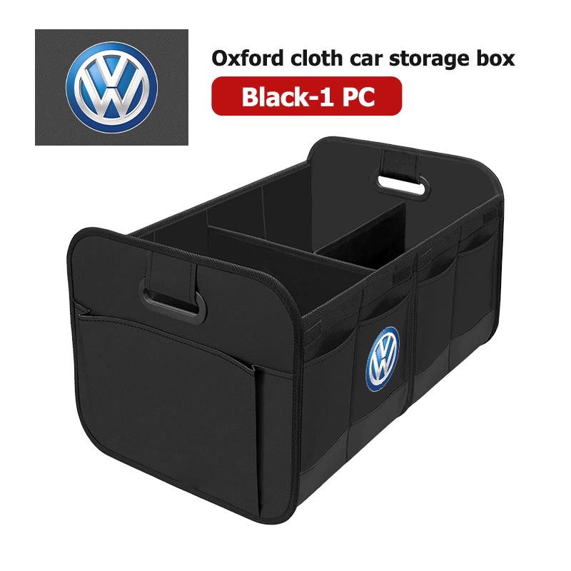 For Volkswagen VW Folding Car Trunk Organizer Box Storage Bag Tools Tidying Scirocco Jetta Beetle Golf 4 5 6 Passat Polo B5 zg6