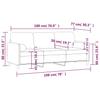 Vidaxl 3-Seater Sofa With Cushions, Pink, 180 Cm, Velvet
