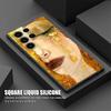 Phone Case For Samsung Galaxy S24 Ultra Cases S23 S21 S20 FE S22 Plus Note 20 10 Cover Kiss by Gustav Klimt Golden Freya's Tears