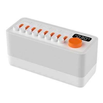 Intelligenter Schlafhilfe-Lautsprecher mit RGB-Nachtlicht (12 Farben), 8 Naturgeräuschen, weißem Rauschen und Bluetooth-Funktion