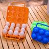 6/12 Grid Egg Storage Box Plastic Travel Portable Kitchen Utensils Outdoor Picnic BBQ Camping Tableware Camping Gear