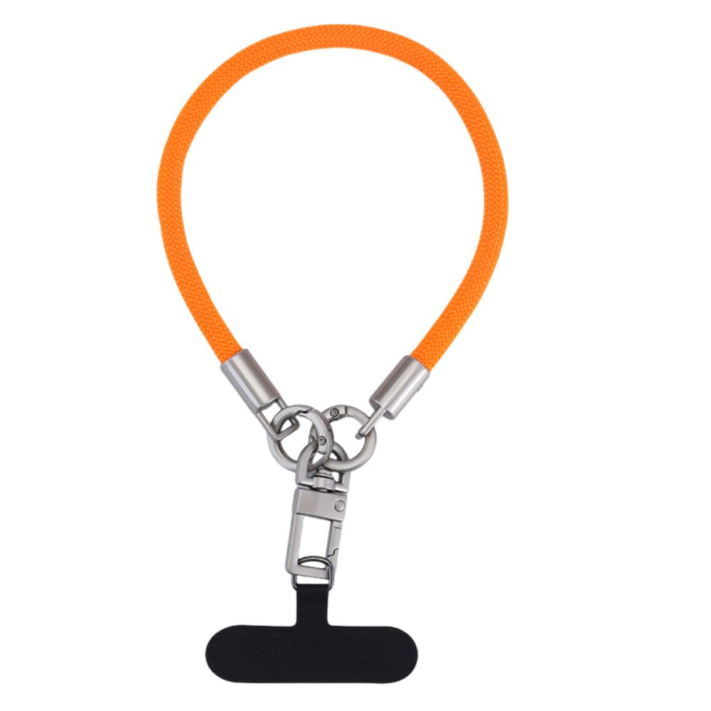 Custom Eco-Friendly Durable Mobile Phone Hand Wrist Lanyards Keychain Sports Polyester Woven Short Wrist Strap Lanyard Phone