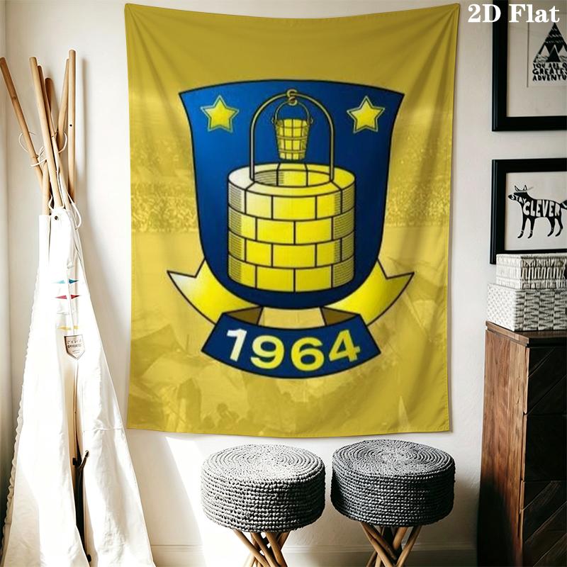 Brondby IF Wall Tapestry Aesthetic Wall Hanging Printed Fabric Blanket Decorative Tapestries for Bedroom Living Room Home Decor