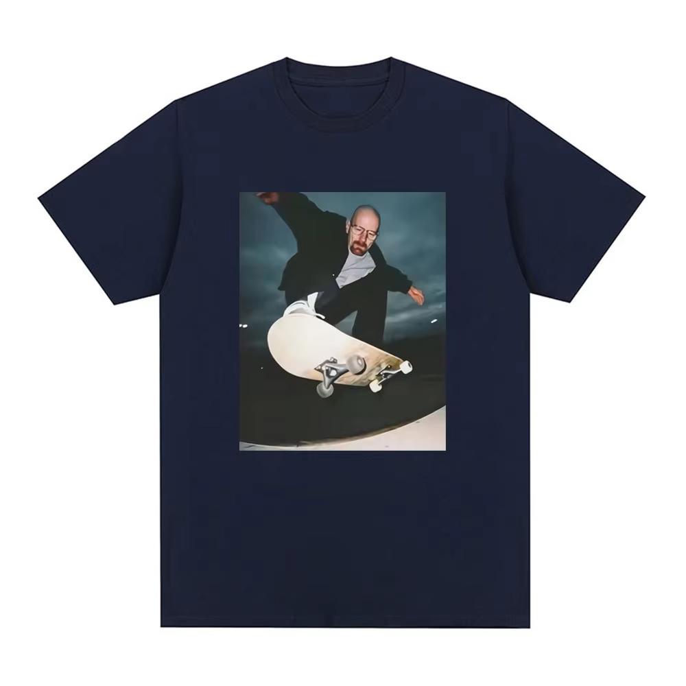 25 Y2k Breaking Bad Heisenberg T-shirts Man Walter White 90s Skate T-Shirt Men Women Graphic Print T Shirt Casual Tee Shirt Tops