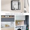 Self-Adhesive 86 Type Wall Socket Waterproof Box Prevent Electric Shock Plastic Switch Button Protection Cover Thickening Safe