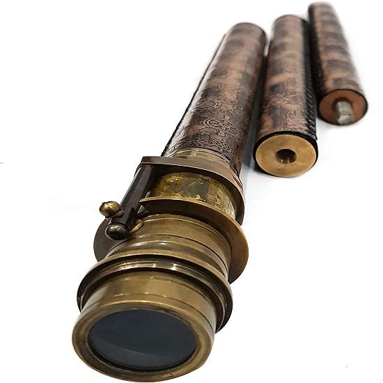 Royal Antique Compass Telescope Walking