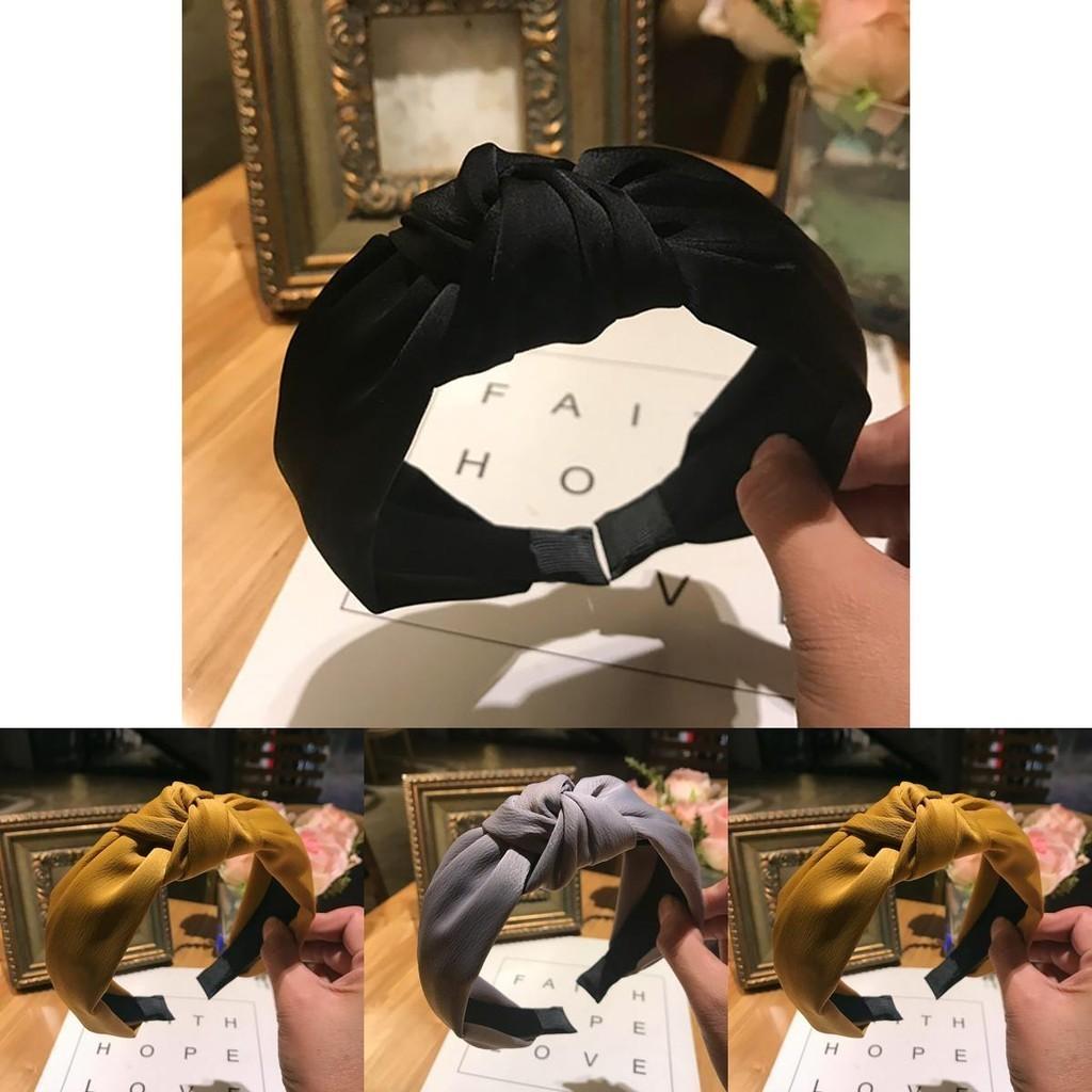 Stylish Women's Cute Hair Band With Twist Band And Wide Brimmed Design For Effortless Chic