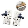 Self-Closing Cabinet Hinges Heavy Duty Rustproof Pivot Hinge 45 Degree Tilt Stainless Steel Tip-Out Hinges Sink Drawer