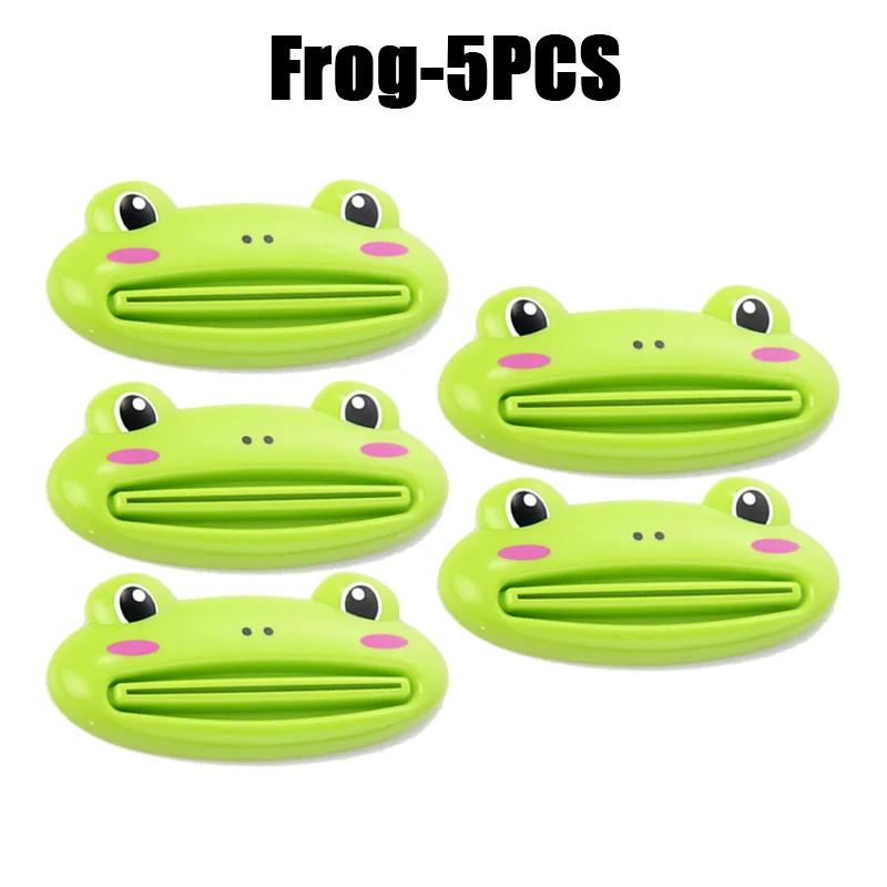 Cartoon Animal Toothpaste Squeezer Easy Use For Children Dispenser Kitchen Gadget Useful Home Tools Bathroom Plastic Tooth Paste