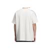 Adidas SS25 Striped Sports Casual Crew Neck Short Sleeve T-Shirt Men Tops Off-White JX2634