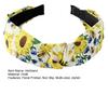 Hairband  Flower Printed Knotted Cloth Head Band Fashion Wide Hairbands Non Slip Hair Accessories for Women and Girls
