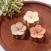 1Pc Diffused Wood Aroma Essential Oil Diffuser Essential Oil For Sleep Flower Shape Wooden Essential Oil Aromatherapy Car Supply