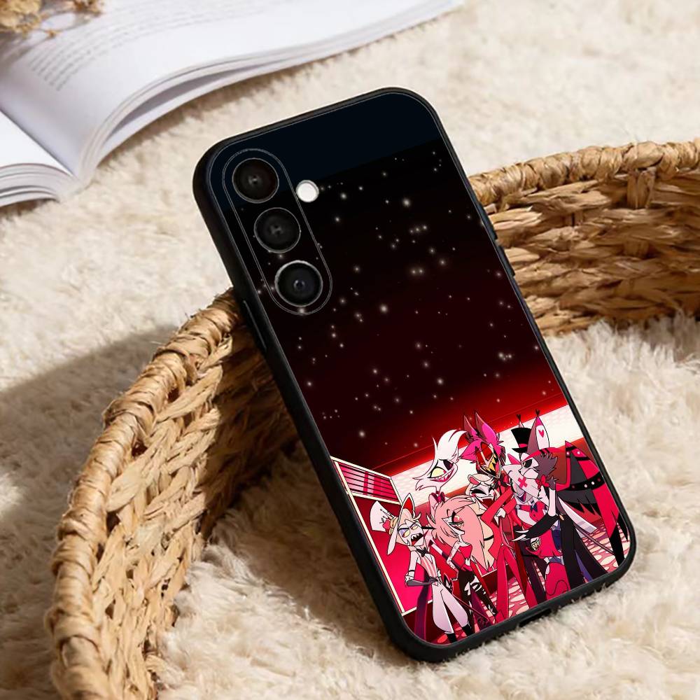 H-Hazbin H-Hotel Phone Case For Samsung Galaxy A91,80,73,72 ,71,53,52,32 ,31,22,21s,20,Soft Black Case