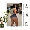 1 pièce Panneau Métallique Vintage Art Musculature Dorsale Anatomie Féminine Décor Mural Métallique pour Maison Bureau Salle de Sport Rustique Résistant aux Intempéries
