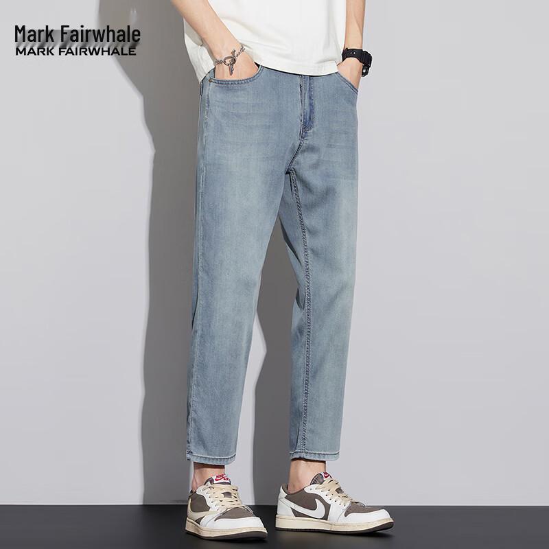 Mark Fairwhale Men's Lyocell Blend Straight-Leg Jeans