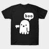 Asian Size Cotton Unisex Tshirt Print T-shirt Boo Ghost T-shirt No-Cut Print Regular Fit