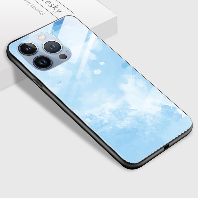 Tempered Glass Phone Case For Samsung A12 A16 A32 A53 S20FE S23 S25 Honor20 X6A 90Lite 9X Huawei Y9Prime2019 P30Lite Soft Edge Shockproof Smooth Shell