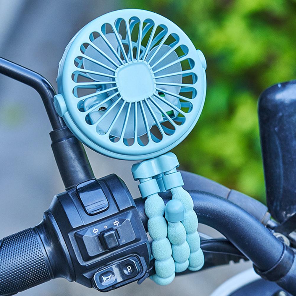 Portable Fan 3 Speeds Clip on Fan with Night Light Small Hand Fan Rechargeable for Stroller Car Seat Treadmill Camping