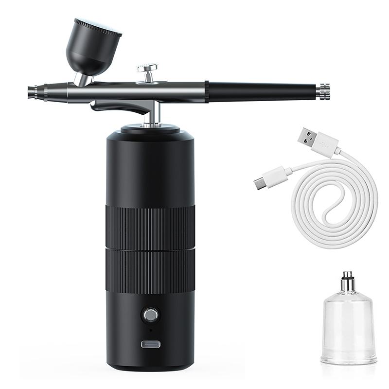 Oxygen Injector Mini Air Compressor Kit Air-Brush Paint Spray Gun Airbrush For Facial Hydrating Device Mist Sprayer Beauty Tool